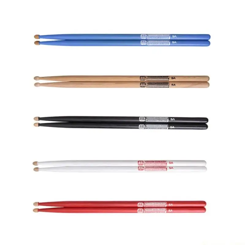 31BE 1Pair 5A Walnut Drum Nonslip Universals Drumsticks Percussions Accessories for Comfortable Playing Enduring