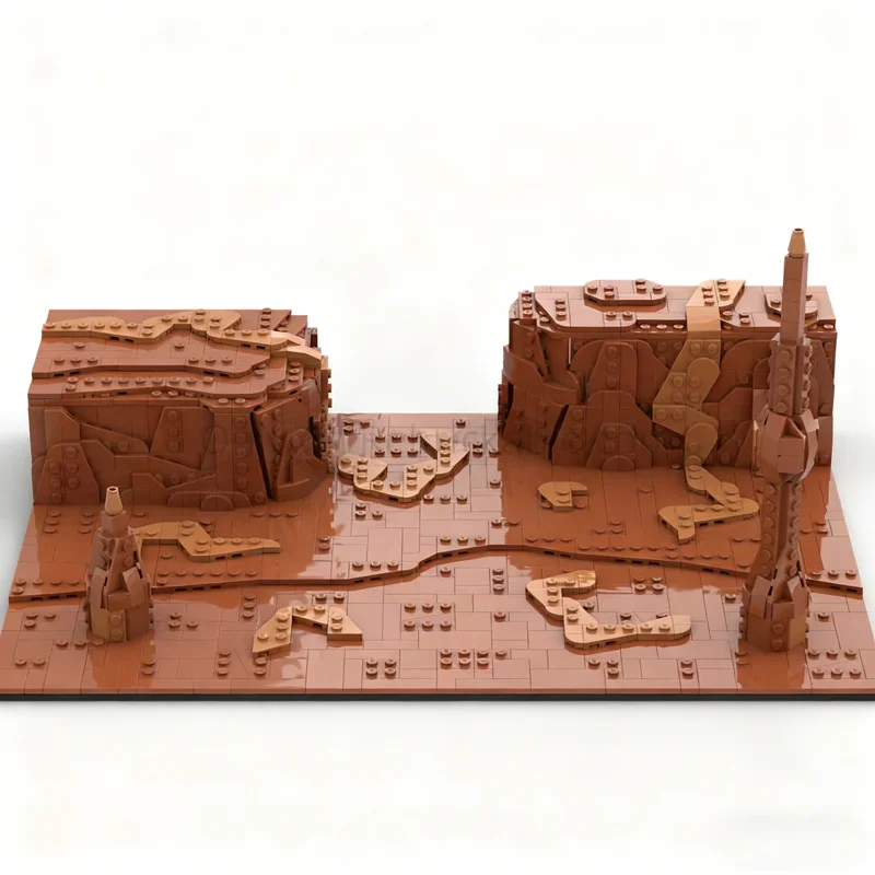 1187pcs MOC Geonosis Diorama Star Battle Model Building Blocks Construction Idea Toys Creative Education Festival Gifts Brick view 2
