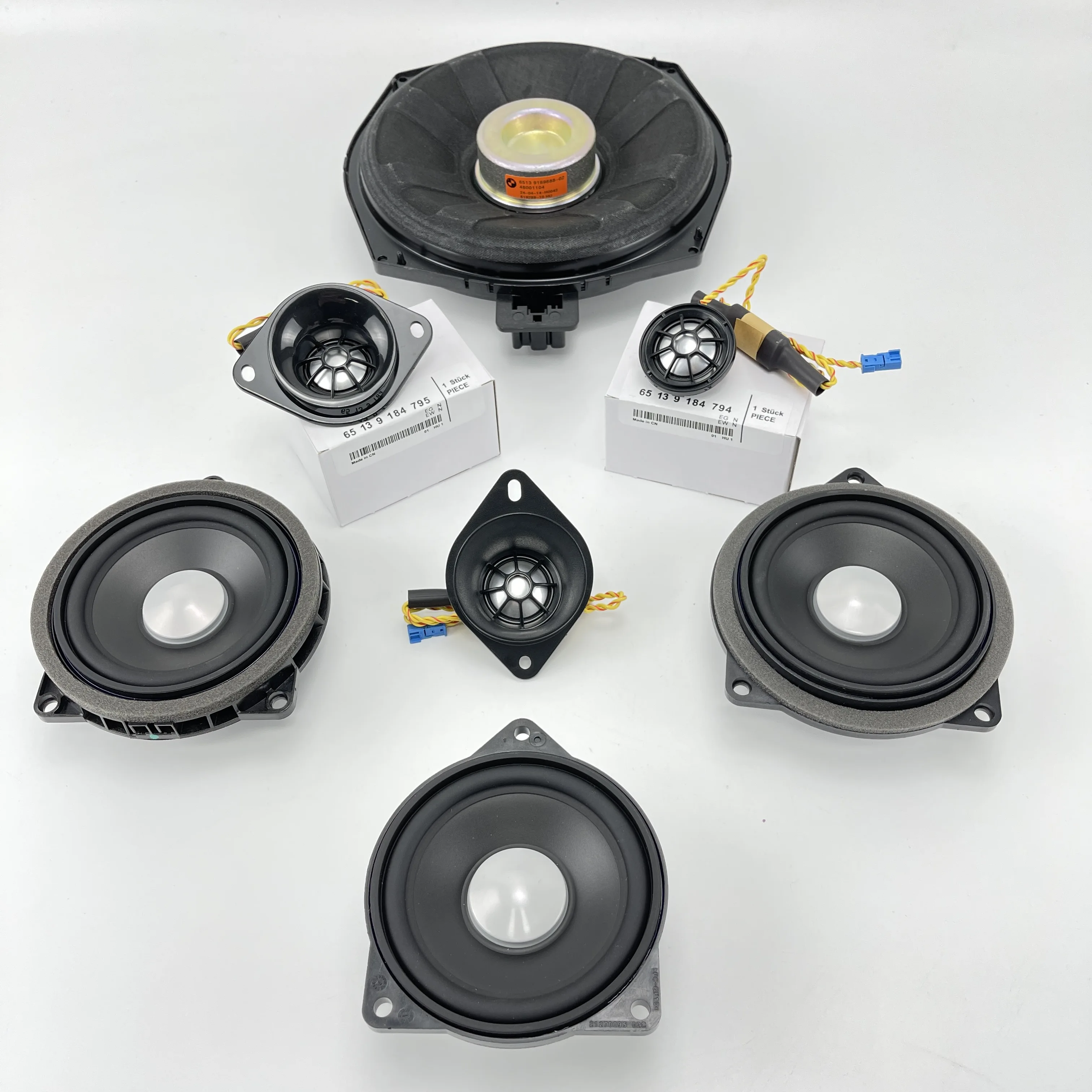 Klakson do samochodu BMW G30 F30 F34 F10 F11 F20 E90 E60 Głośnik wysokotonowy Głośnik środkowy Głośniki środkowe Subwoofer Trąbka Plug and Play Auto Parts