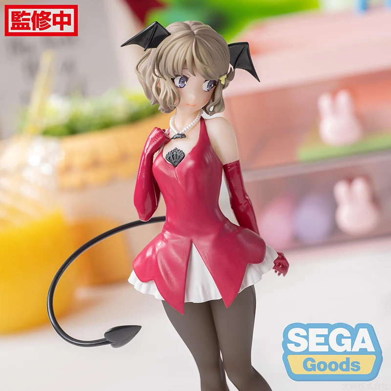 SEGA 데스크탑 장식 컬렉션, Rascal Does Not Dream of Bunny Girl Senpai Koga Tomoe 모델 장난감, 오리지널 애니메이션 피규어, 18cm