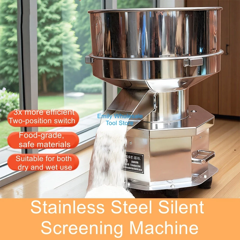 

Small Stainless Steel Vibrating Screen, Electric Sifter, and Filter Screen for Traditional Chinese Medicine Powder