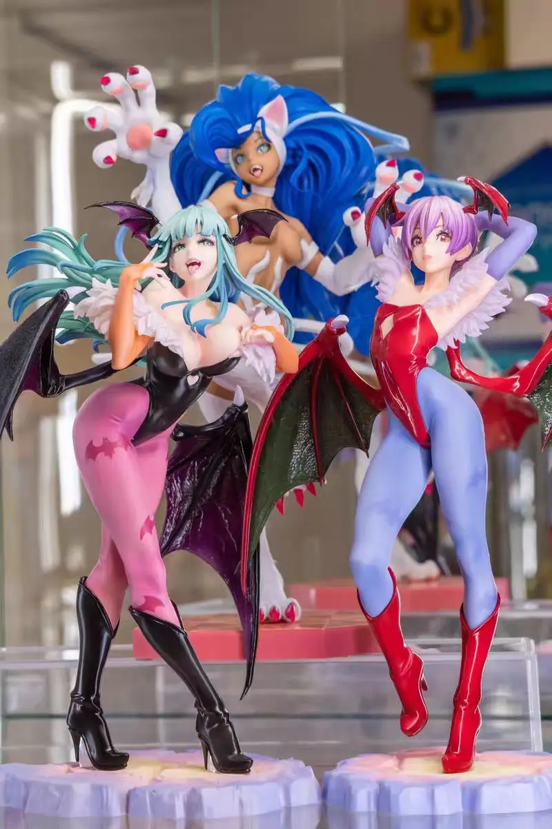 

В наличии: Оригинальная аниме-фигурка Kotobukiya Darkstalkers The Night Warriors — Морриган Аенсленд, Фелиция. Модель-игрушка.