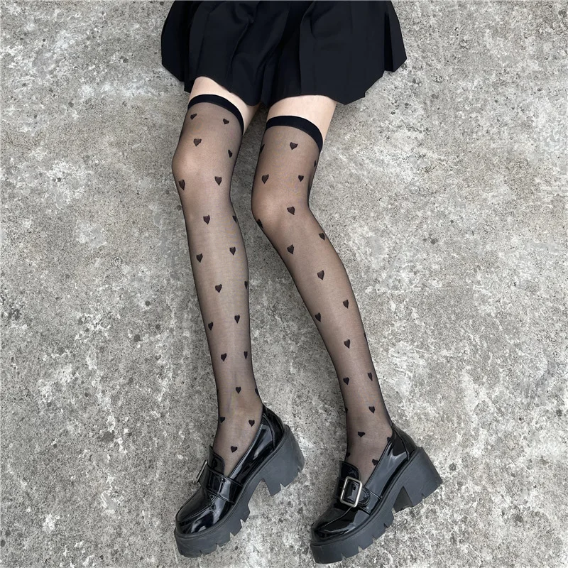 

Sexy Fishnet Stockings Women Thin Babydoll Tight Stocks Hollow Out Mesh Nylon Pantyhose Elastic Over Knee Exotic Costume Hosiery