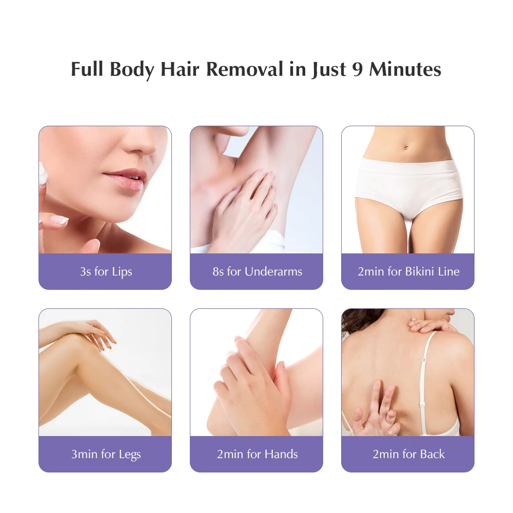 T14 Laser Hair Removal IPL Laser Epilator ICE Cold 500000 Flashes 3IN1Automat Home use For Women Men Body Depilador a laser