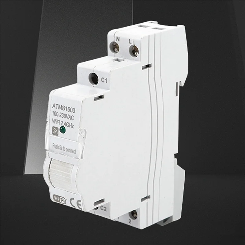 ABZW 2X Tuya Smart Wi-Fi счетчик электроэнергии кВтч на DIN-рейку однофазный переменный ток 110 В 230 В CT измеритель переменного тока приложение монитор реального времени (50 А)