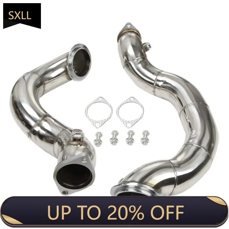 SXLL2007-2013N54 135i 335i E82 E88 E90 E91 E92 E93 3.0L 3 بوصة ماسورة التصريف العادم المنوع غسالة عدة ل T-304