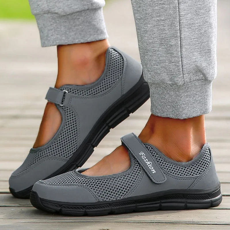 Zapatillas Mujer sepatu Chunky wanita, Sneaker kasual nyaman Jalan