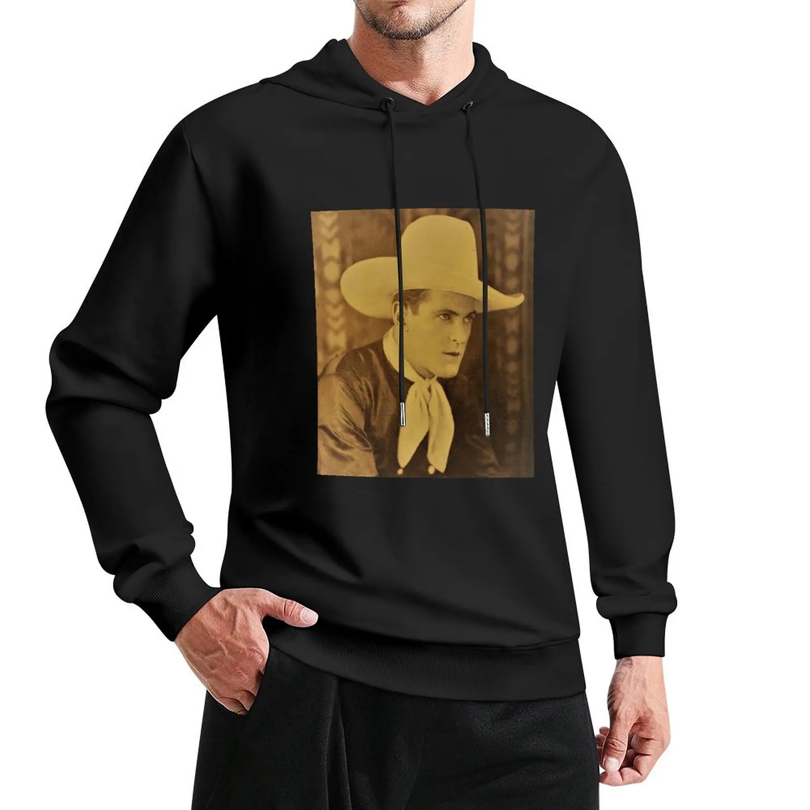 

KEN MAYNARD Silent Film Cowboy Pullover Hoodie men's sweat-shirt set hoodie streetwear