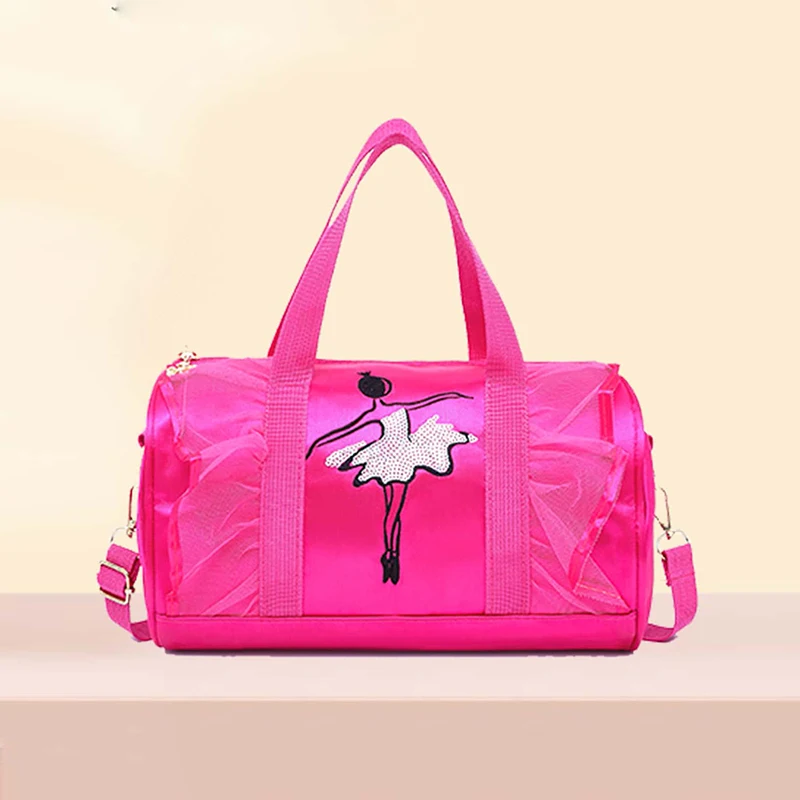

Cartoon printed travel bag, a simple and lightweight crossbody bag with large capacity for outdoor or gym use.