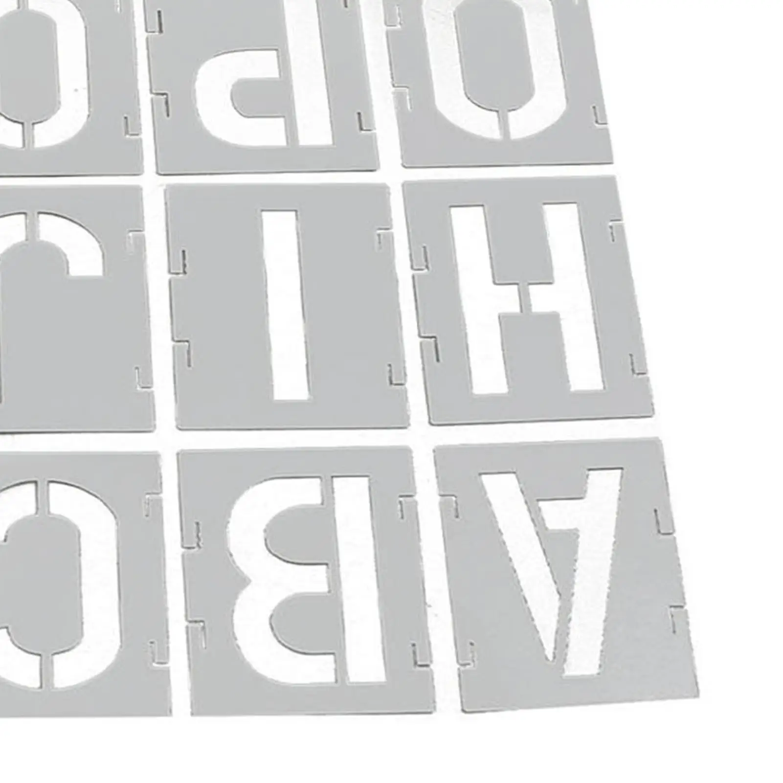 42pcs DIY Alphabet Stencil Set - Portable Spray Paint Templates for home & Body Art