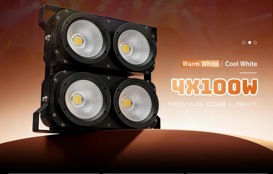 aicpose 4x100W Blinder COB Bühnenlichter Hohe Helligkeit DMX512-gesteuertes LED DJ Disco Beleuchtungssystem – Detail 1