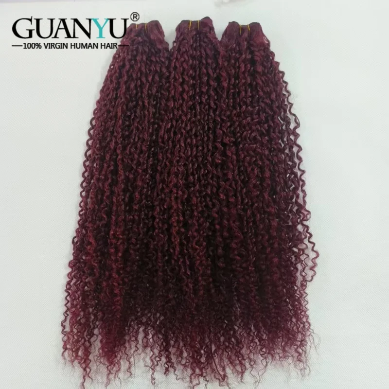 

Бордовый 99J Funmi вьющиеся пучки человеческих волос бразильские наращивания человеческих волос 3/4 пучки предложения плетение человеческих волос 100 г