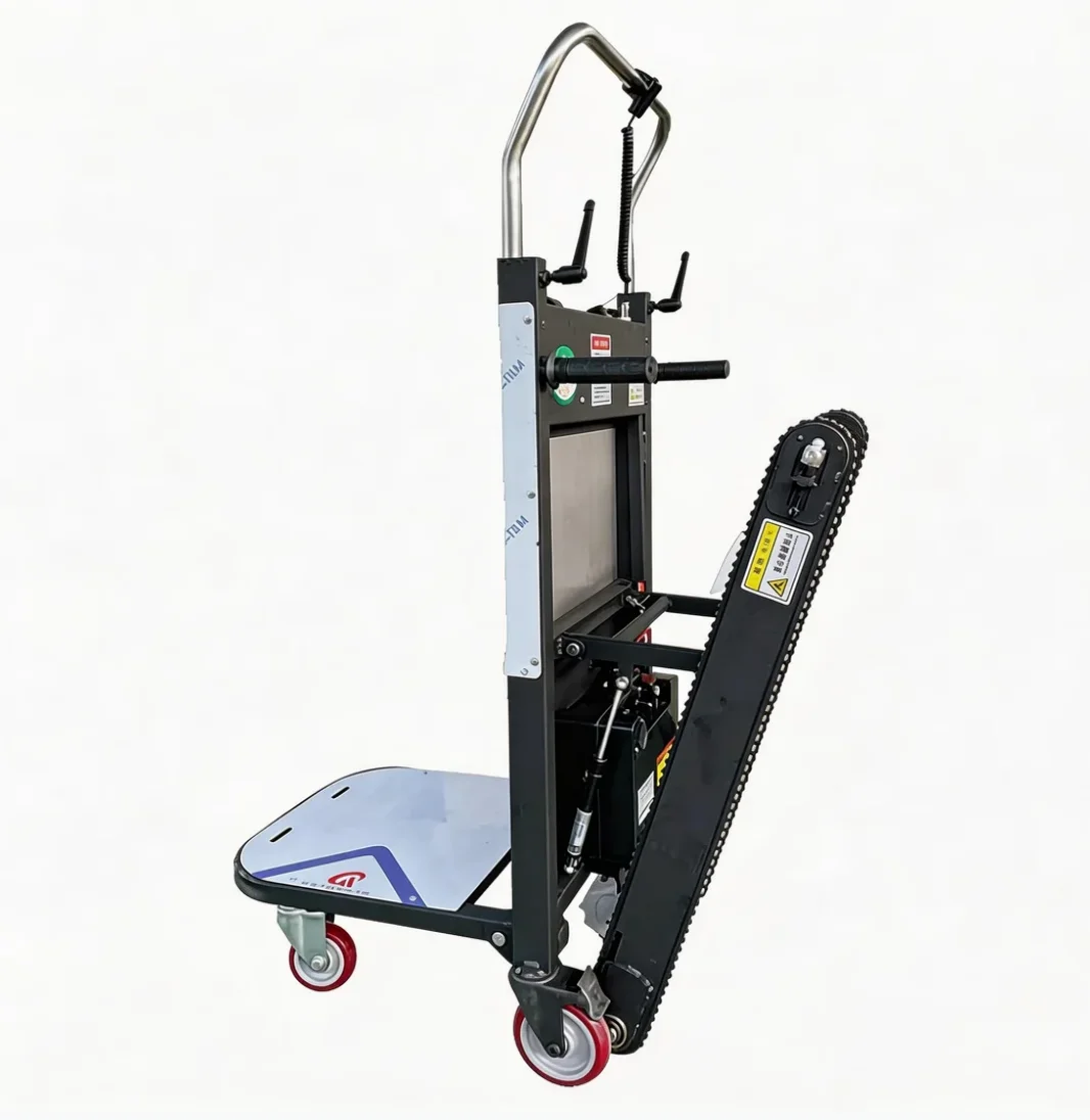 300kg Powerful Electric Stair Climber Hand Truck Fast Climbing Speed Efficient Delivery Tool For Movers