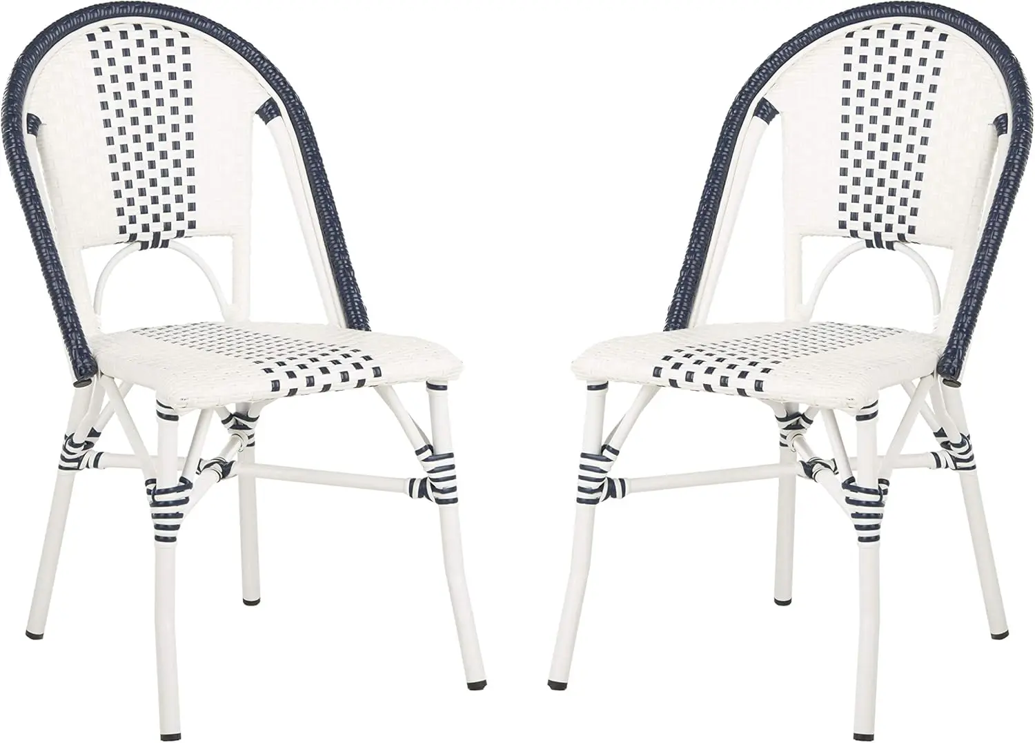 

Комплект из 2 штабелируемых стульев Zoya Navy and White для улицы (серия Outdoor Collection)