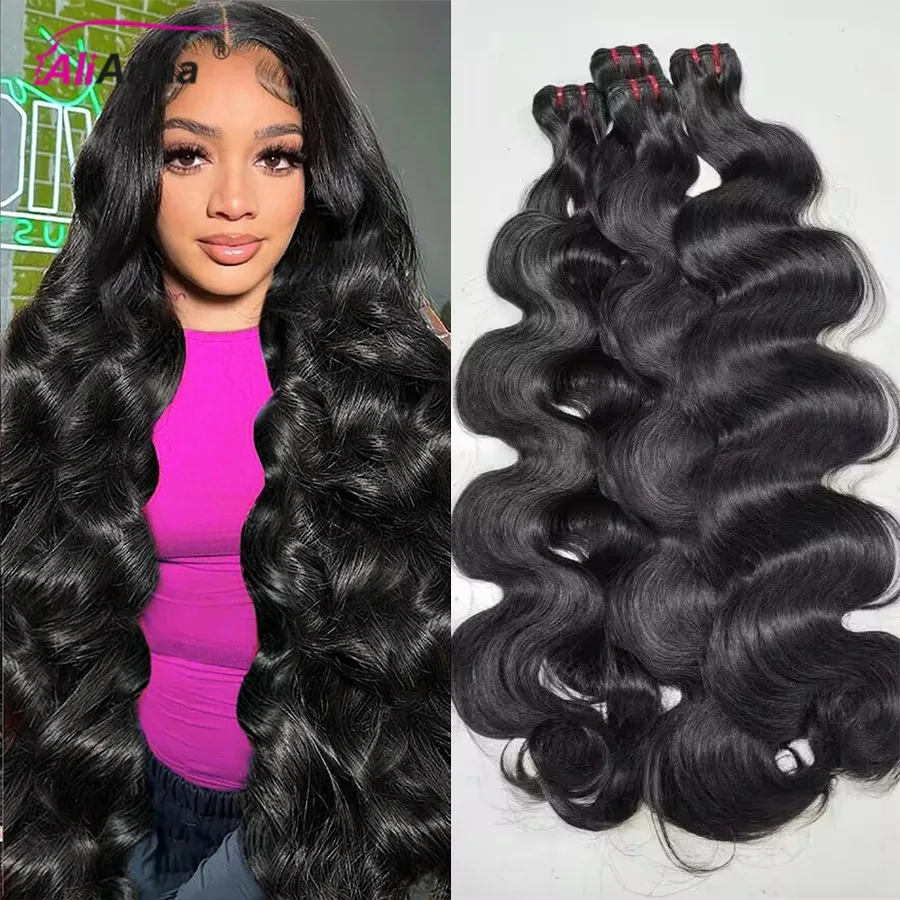 Super Double Drawn Vietnamese Raw Human Hair Bundles Raw Hair Vietnam Bundles 100% Thick Body Wave Bundles Human Hair Extensions