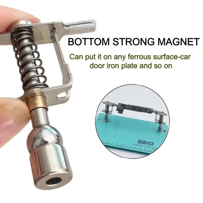 

Professional Magnetic Welding Auxiliary Tool Heavy Base Solid Spring Clip Adjustable PCB Circuit Board For Welding Maintenance