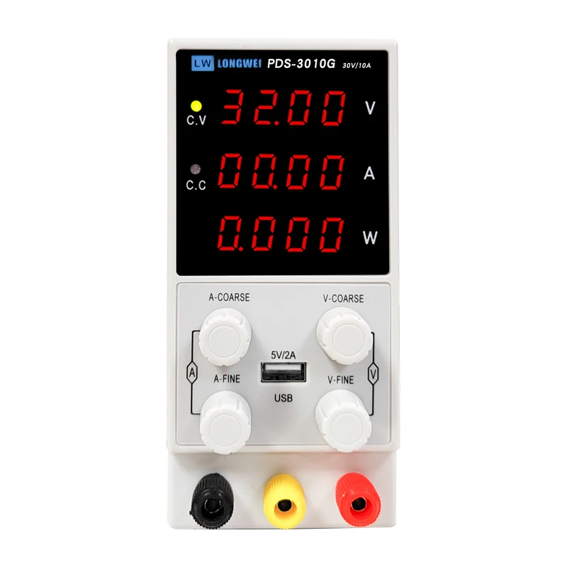 Longwei Variable DC Power Supply, Fonte Estabilizada, Laboratório, Switch Bench, 30V, 5A, PDS305G