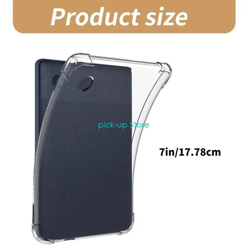 Q5WA Libra Color Case 7inch Ebook保護カバーショックプルーフシリコンバックカバーの交換用Q5WAソフトシリコンケース