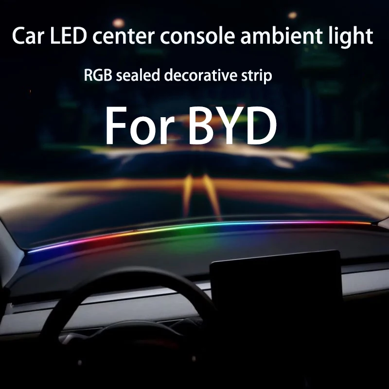 

Для BYD EV Han DM Song PLUS Qin PRO Seal EA1 Автомобильные фары на центральной консоли автомобиля светодиодный декоративный светильник RGB