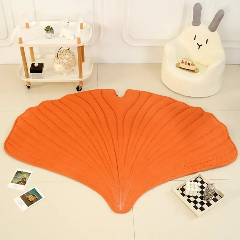 

Коврик для пола в форме листа, можно использовать как летнее одеяло, коврик нестандартной формы, новый детский креативный коврик для пола.