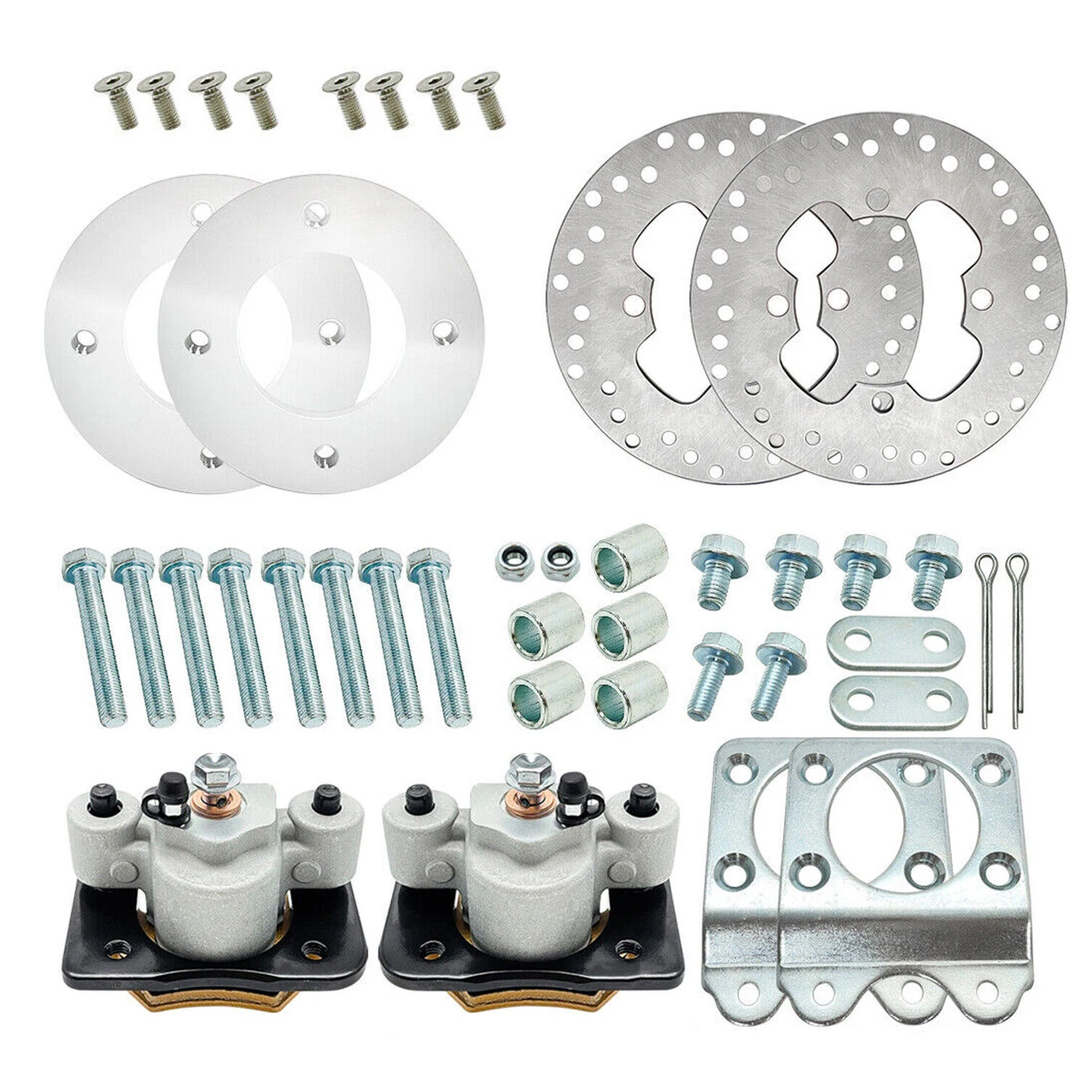 Front Disc Brake Conversion Kit For Honda Fourtrax 300 Rancher350 Foreman400 450 Rubicon500 Rincon 650 TRX300 350 450 500 650
