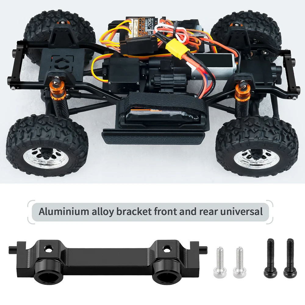 Adapter mocowania serwa ze stopu aluminium AXSPEED, adapter sześciokątny, mocowanie dyferencjału, przedni i tylny CVD, uniwersalny wspornik do części tuningowych 1/18 HPI Venture HILUX