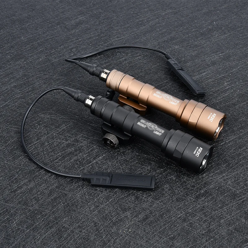 Tactical WADSN Surefir M600 M600C M600U Airsoft Powerful Flashlight 400lm/600lm Scout Weapon LED lamp Fit 20mm Rail accessories