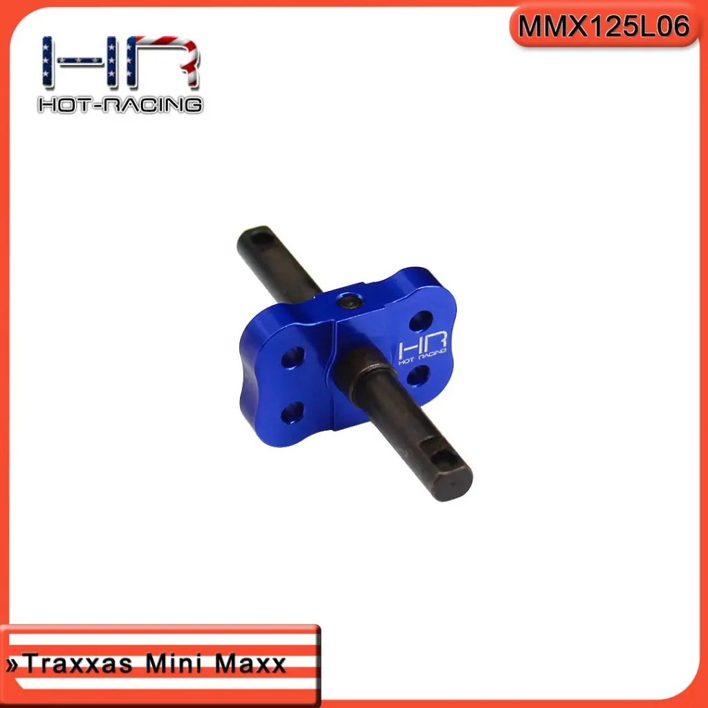 

HR Parts Aluminum Alloy Lock Straight Shaft for Traxxas Mini Maxx RC Model Car Buggy Accessories
