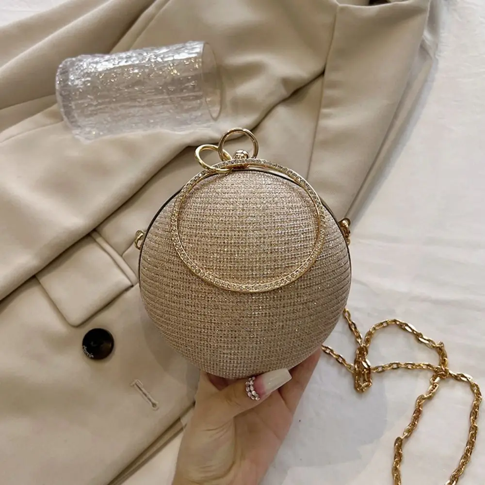 Retro Glitter Avondbanket Tas Polstas Strass Bal Handtas Crossbody Tas Schoudertas Dames Clutch Bag Bruiloft