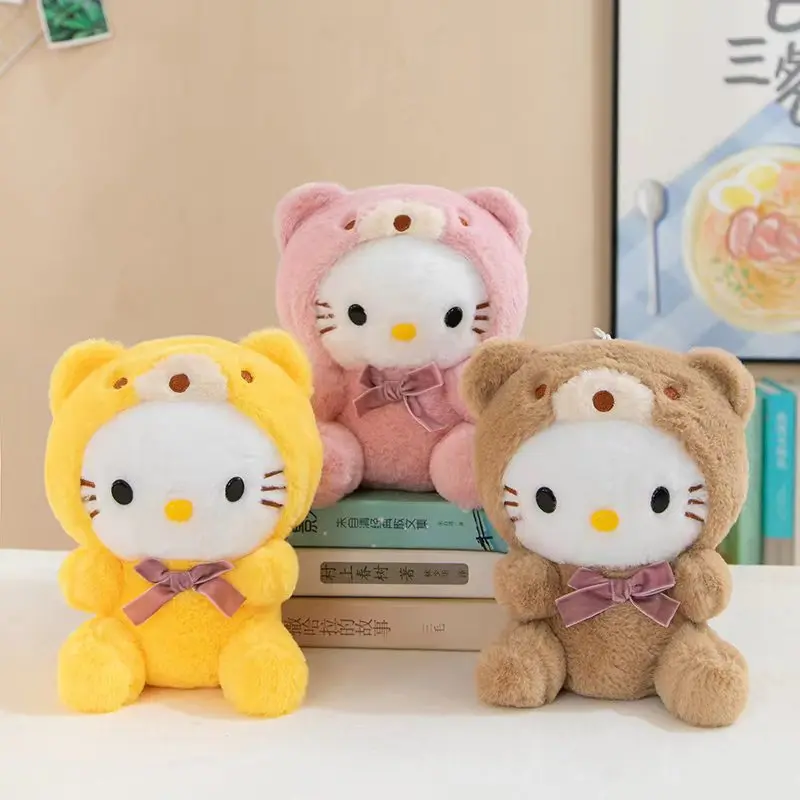 Hot Plush Stuffed Toy Cute Little Bear KTkawaii Melody Doll Jade Gui Dog Super Soft Children's Pillow Room Decoration kids toys