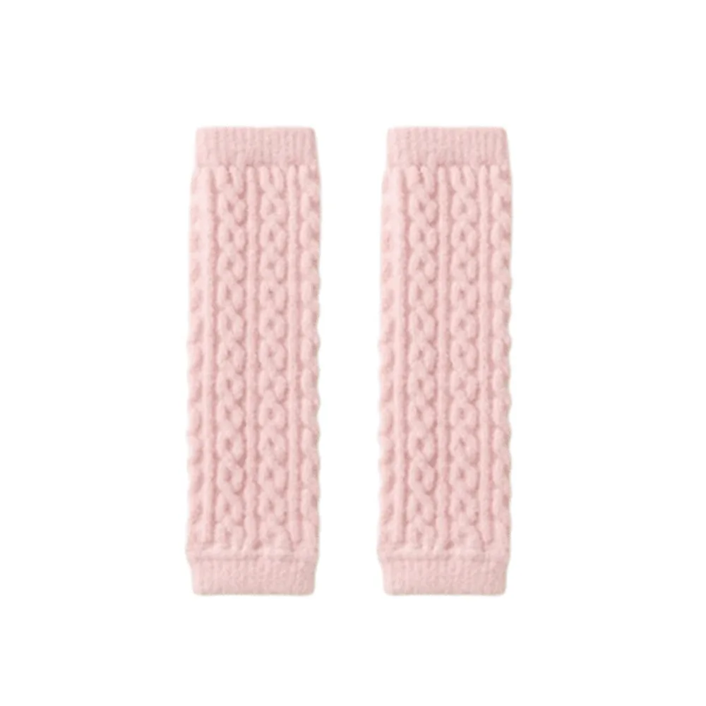 Ribbed Children Leg Warmers Soft Fabric Knitted Texture Infant Leg Warmers Stretch Fit Multiple Colors Knee High Leg Sleeves