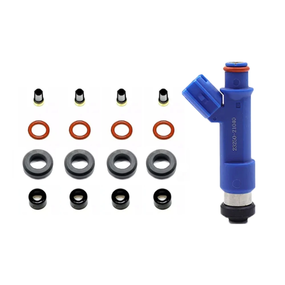 

4 Sets Injector Repair Kits Micro Filter Oring Toyota 1-2 NZFE Yaris Corolla 23250-21040, 23209-21040