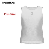 INBIKE-Chaleco de ciclismo de talla grande para hombre, ropa interior de verano para ciclismo de montaña, capa Base sin mangas para bicicleta de carretera, camiseta de secado rápido