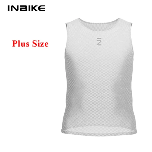 INBIKE-Chaleco de ciclismo de talla grande para hombre, ropa interior de verano para ciclismo de montaña, capa Base sin mangas para bicicleta de carretera, camiseta de secado rápido
