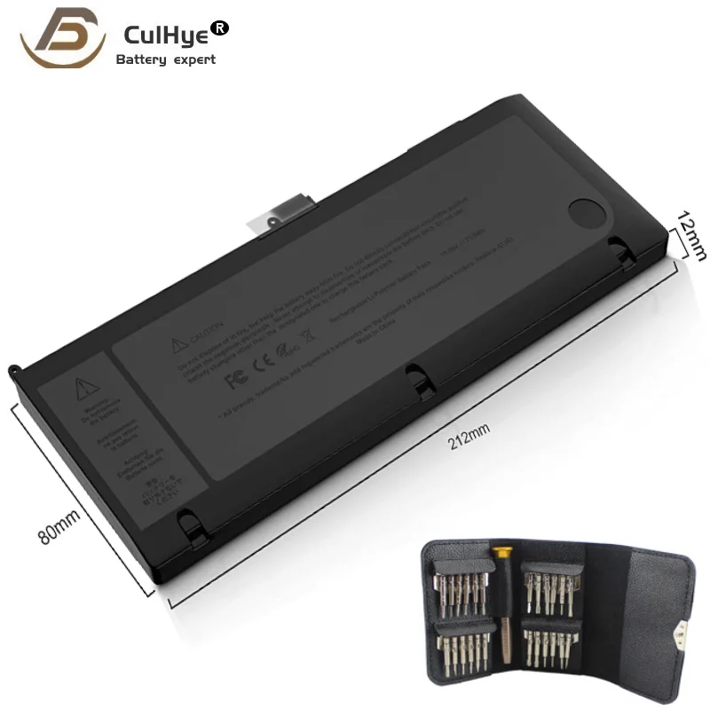 

A1382 A1286 Battery (2011, 2012) Replacement Battery for MacBook Pro 15 inch(Early/Late 2011, Mid 2012 Version) [10.95V/77.5Wh]