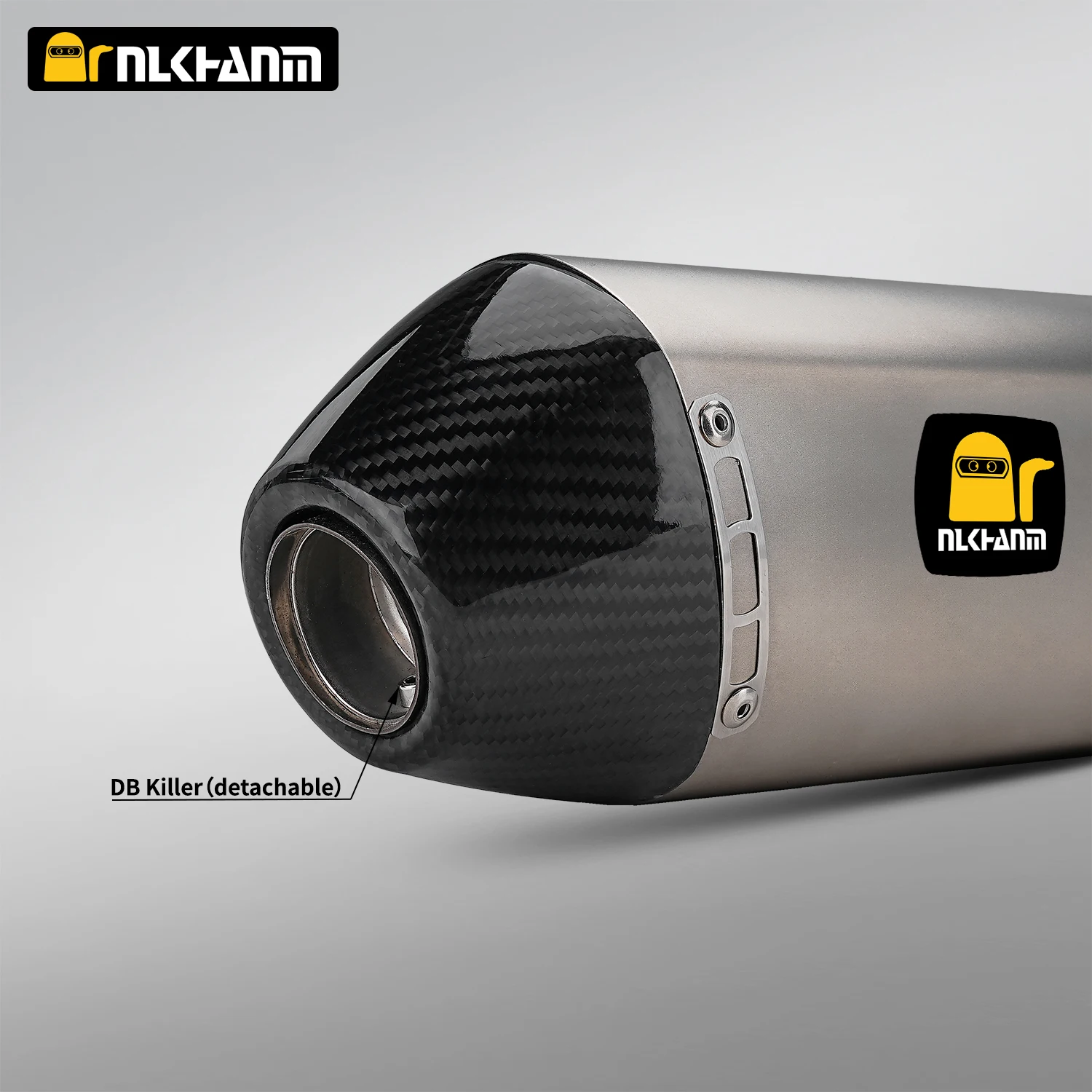 Motorcycle Exhaust Escape Link Pipe Carbon Fiber Muffler DB Killer KTM 690 Enduro R KTM690 SMC R Duke 2008-18 Husqvarna 701