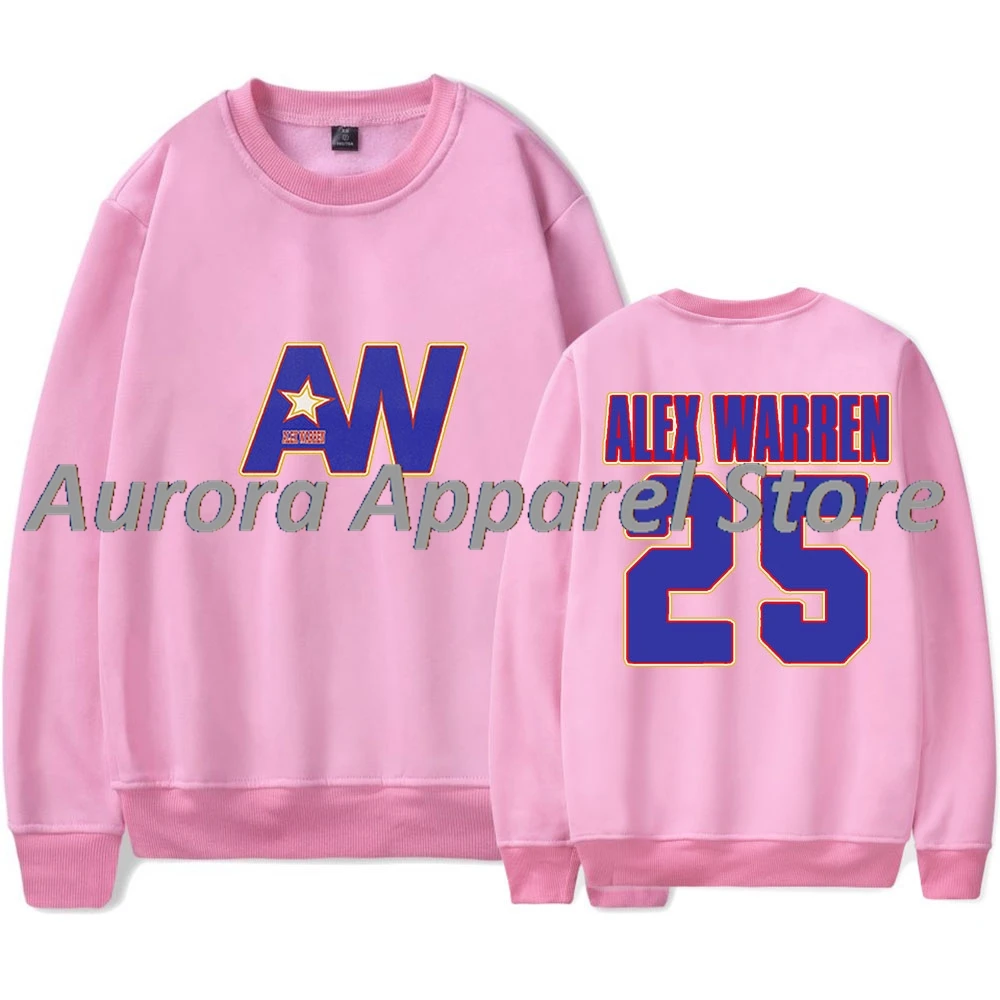 أليكس وارن 25 شعار Crewneck بلوزات سوف تكون بخير جولة ميرش تأثيري النساء الرجال طويلة الأكمام المحملة