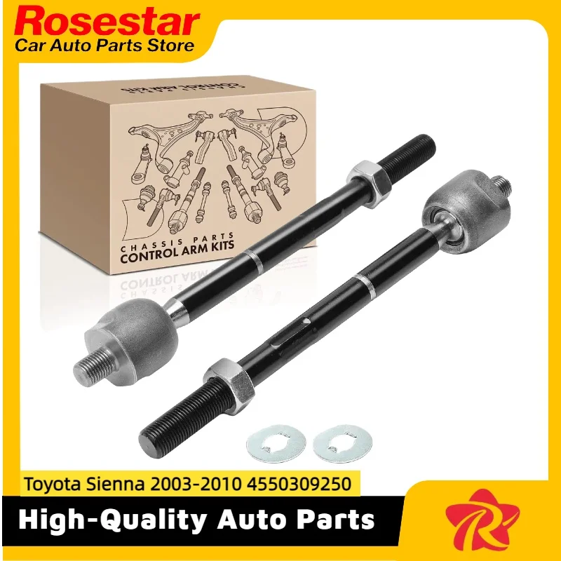 

Set of 2 Front Inner Steering Tie Rod End for Toyota Sienna 2003-2010 4550309250