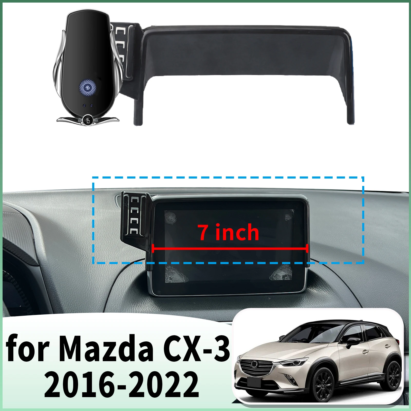 

fit for Mazda CX-3 CX3 Sport DK 2016 2017-2022 Specific Dashboard Navigation Phone Holder Mount Design Car​​ accessoires