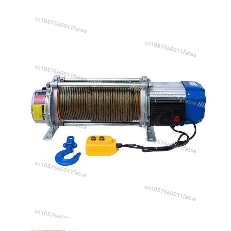

1 Ton 1.5 Tons 2 Tons 220 Volts Electric Wire Rope Motor Hoist Construction Cable Traction Winch Hoist