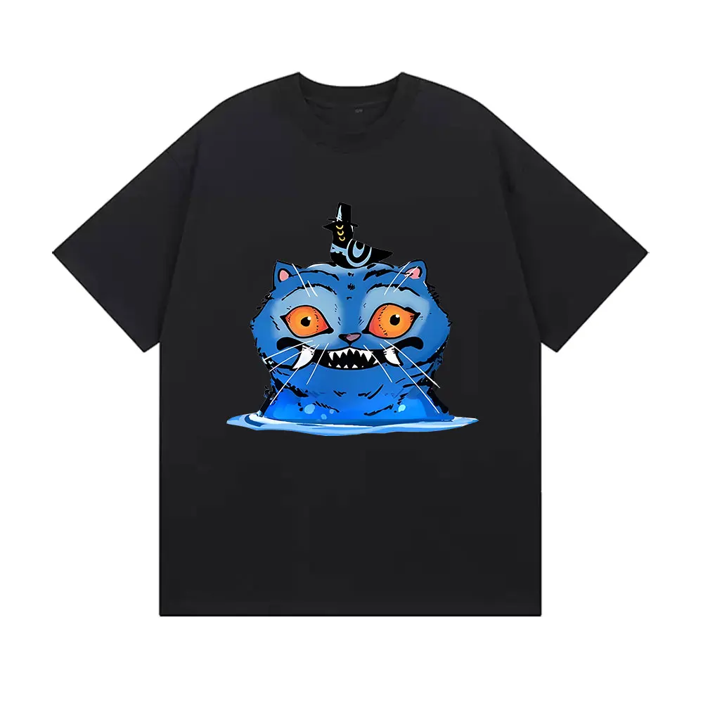 Huntrix Kpop شيطان الصيادين فيلم 2025 الرسومات تي شيرت الرجال النساء جودة عالية موضة المتضخم القطن تي شيرت Harajuku القمم #2