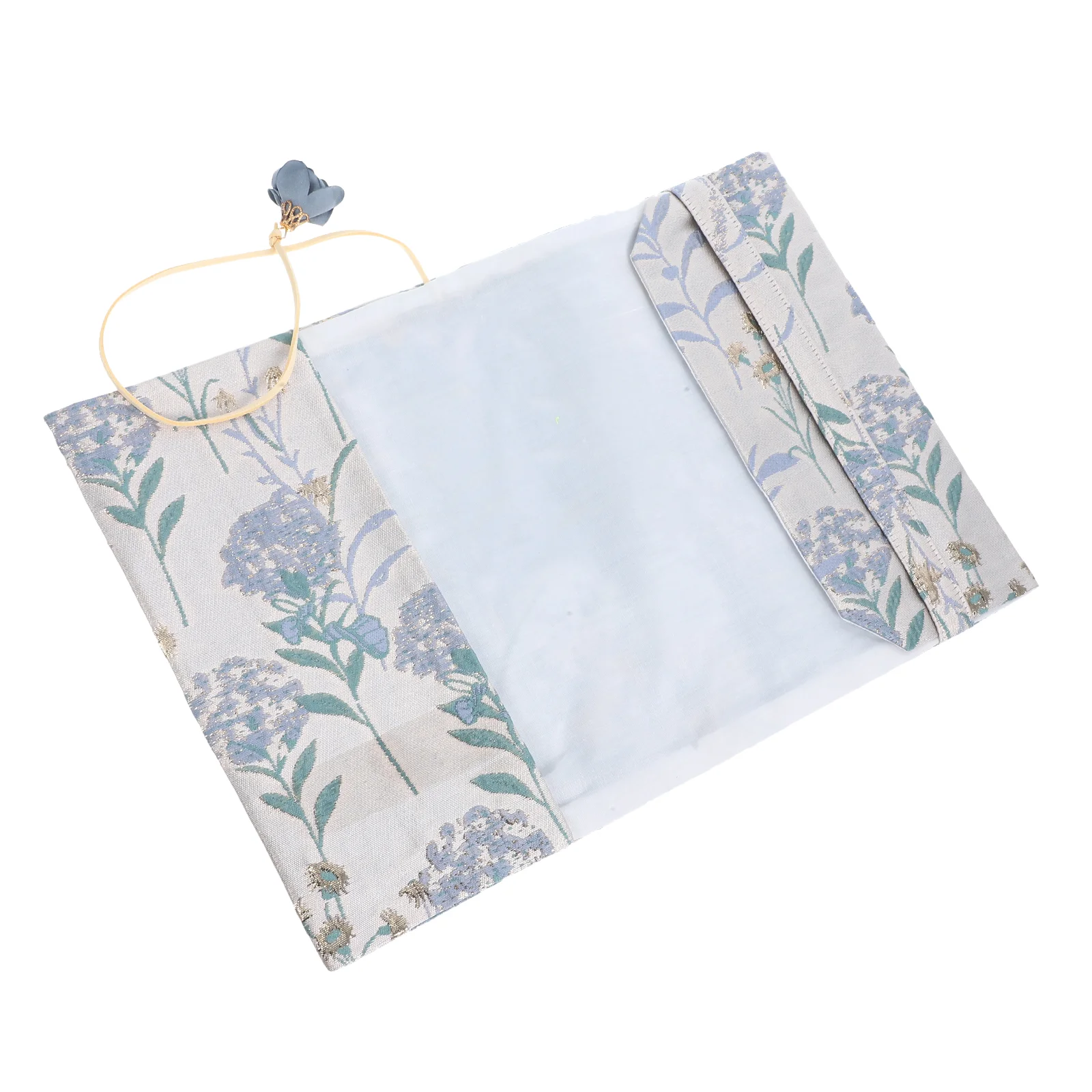 Handmade Cloth Book Cover Design Protector Pouch Ornamental Decor Sleeve for Student Thicken Pattern Decorative Fabric Diaries