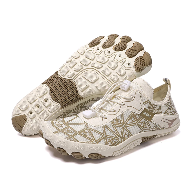 Neue Barfuß-Watschuhe für Herren und Damen, schnell trocknende Strandschuhe aus Mesh, rutschfeste Schwimmschuhe für den Außenbereich, Unisex-Wassersportschuhe