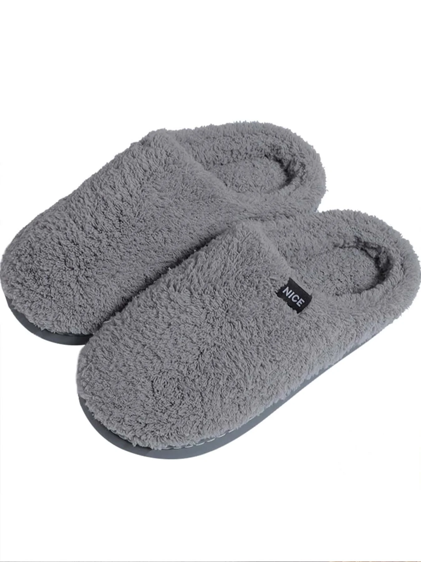 Women's Autumn and Winter Warm Indoor Shoes with Non-Slip Soles for Home, Bedroom, Dormitory, and Rental Apartments