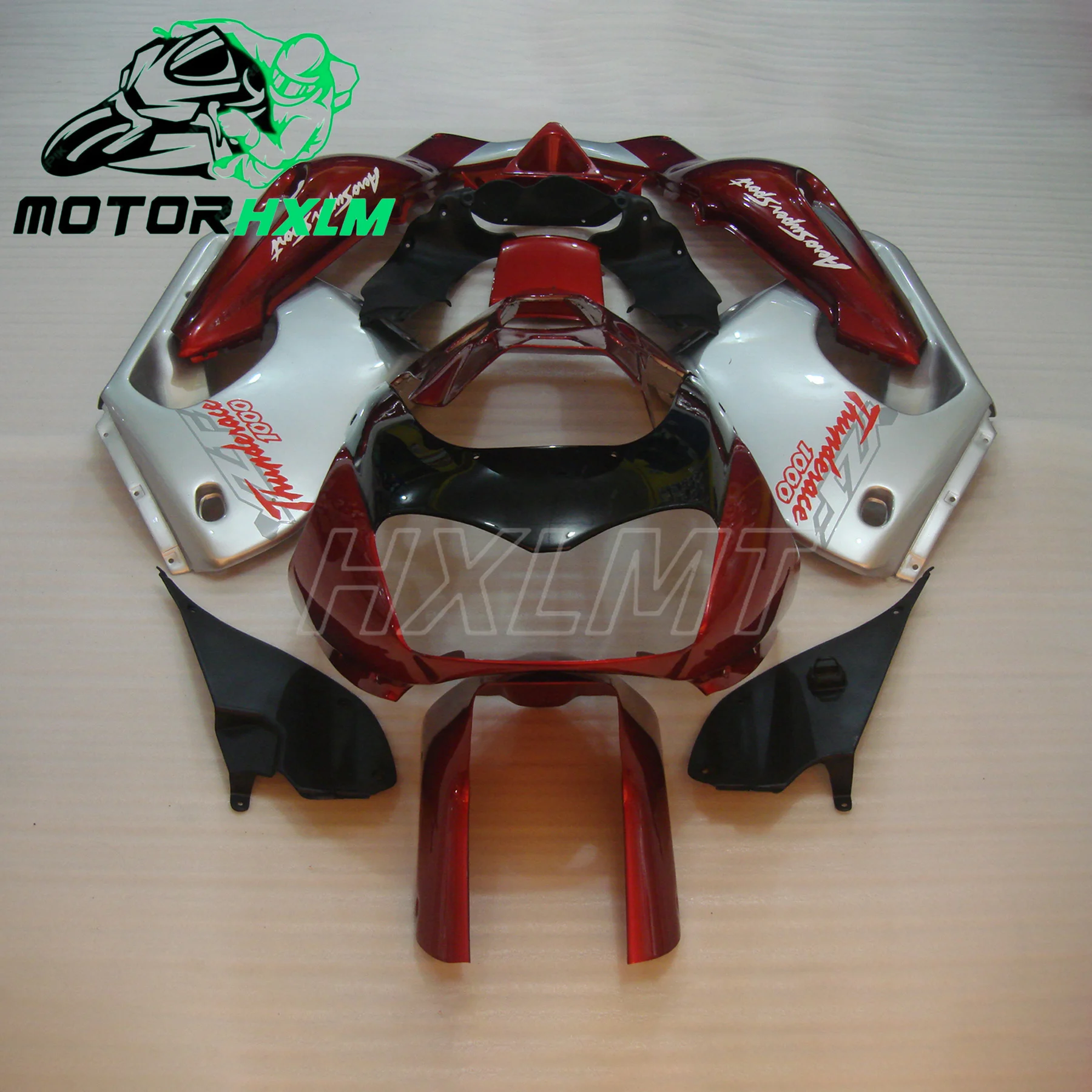 

Wholesale YZF1000R Fairing Kit For Yamaha YZF 1000 Thunderace Fairing 96-03 Black Gray Motorbike Fairing1997 98 99