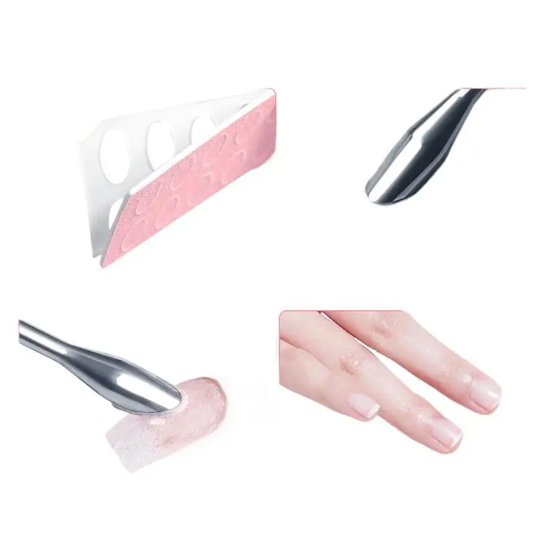 5/10 Arkuszy Samoprzylepnych Pchaczy do Skórek Paznokci Piaski 100 # 180 # 240 #   Zestaw do manicure: pilnik do paznokci, pilnik do usuwania odrostów, papier ścierny do polerowania.