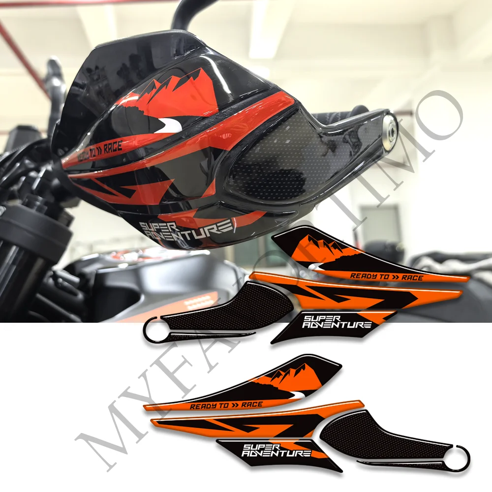 

For 790 Adventure R ADV Protector Tank Pad Side Grips Gas Fuel Oil Kit Knee Handguard Handshield Stickers Decals 2019 - 2025