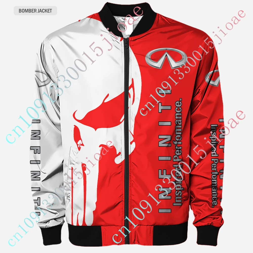 Infiniti Jackets For Men's Clothing Harajuku Parkas Windbreaker Thick Coat Techwear Baseball Uniform Bomber Jacket Custom Logo