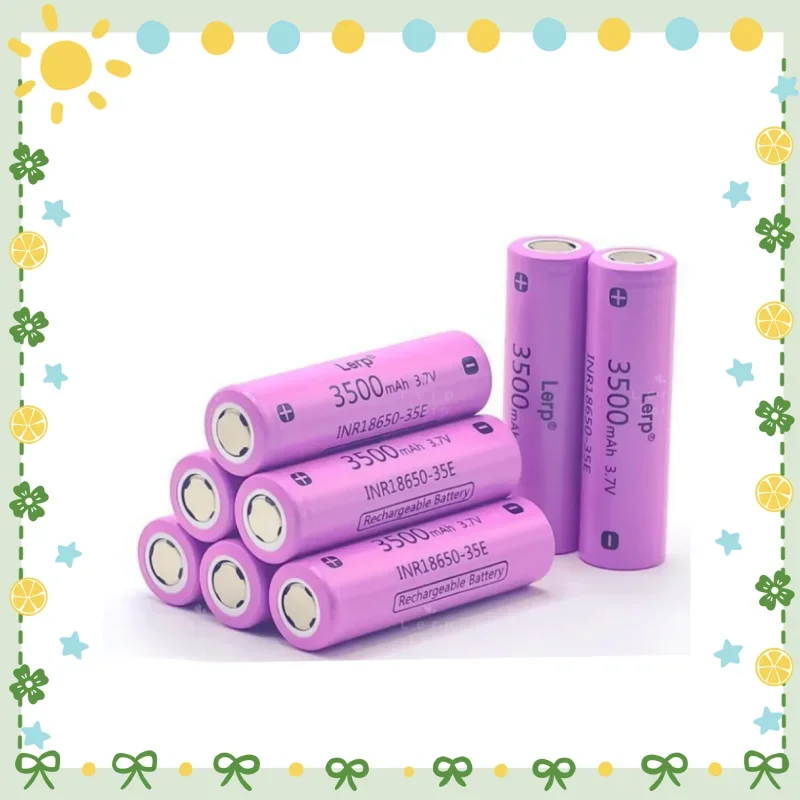 Batería de iones de litio recargable 100% original, 18650 3500 mAh, 3,7 V 25 A, descarga INR18650 3500 mAh, linterna de luz fuerte.