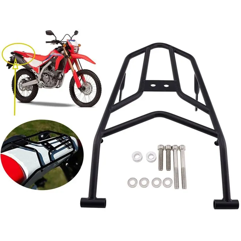 Better-Motorcycle Rear Rack Luggage Bracket Seat Shelf Cargo Tail Box For Honda CRF300L CRF300 Rally CRF 300 L 2021 2022